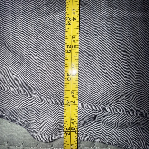 Thomas Dean Button Up Shirt Men’s Grey white Cross weave Long Sleeves size XL - Picture 7 of 11